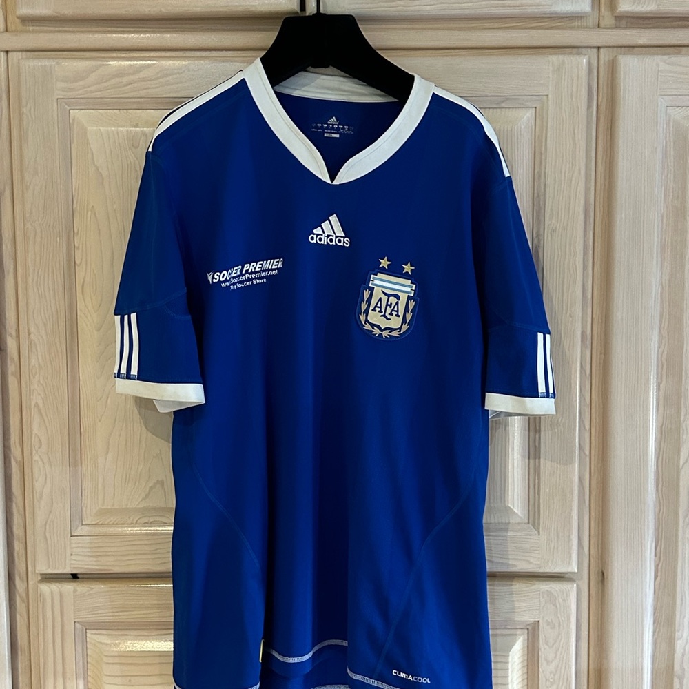 Adidas argentina world cup 2010 vintage jersey